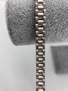silver Rolex baby bracelet