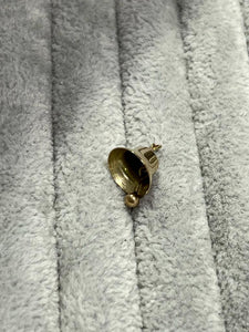 9k yellow gold bell charm
