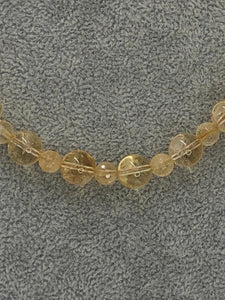 golden quartz necklace