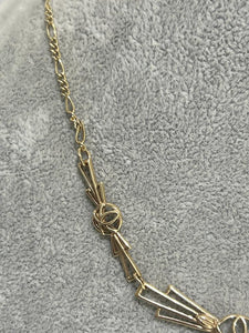 9k yellow gold necklace