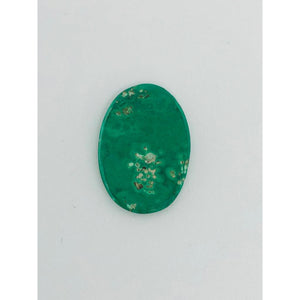 green malachite 9.90ct; 2g; 21.6x14.7x2.45mm