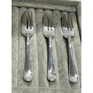 set of 3 silver-plated forks; 83.5g