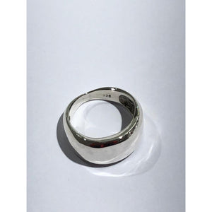 silver ring; size M1/2; 5.6g