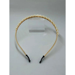 faux pearl hair hoop (ECN 985)