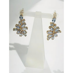 gold plated cz costume jewellery earrings