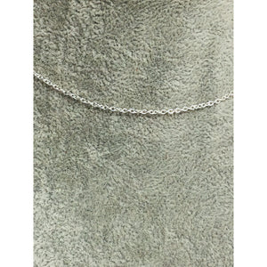 silver Rolo chain 1.6mm, 18 inches; 2.32g