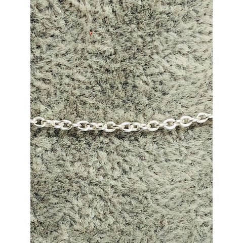 silver Rolo chain 1.6mm, 20 inches; 2.48g