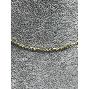 18k yellow gold Polo chain; 16inches; 3.57g; width 1.1mm
