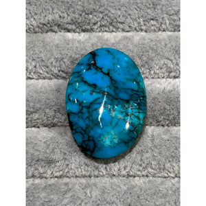 44.58ct turquoise from Sinai mine (Egypt); oval cabochon