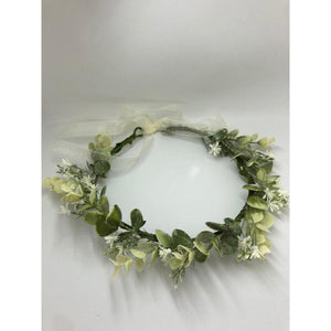 flower and leaf hair band