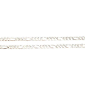 Silver Figaro chain 28inches 19.70g