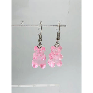 girls bear drop earrings (ECN 1199)
